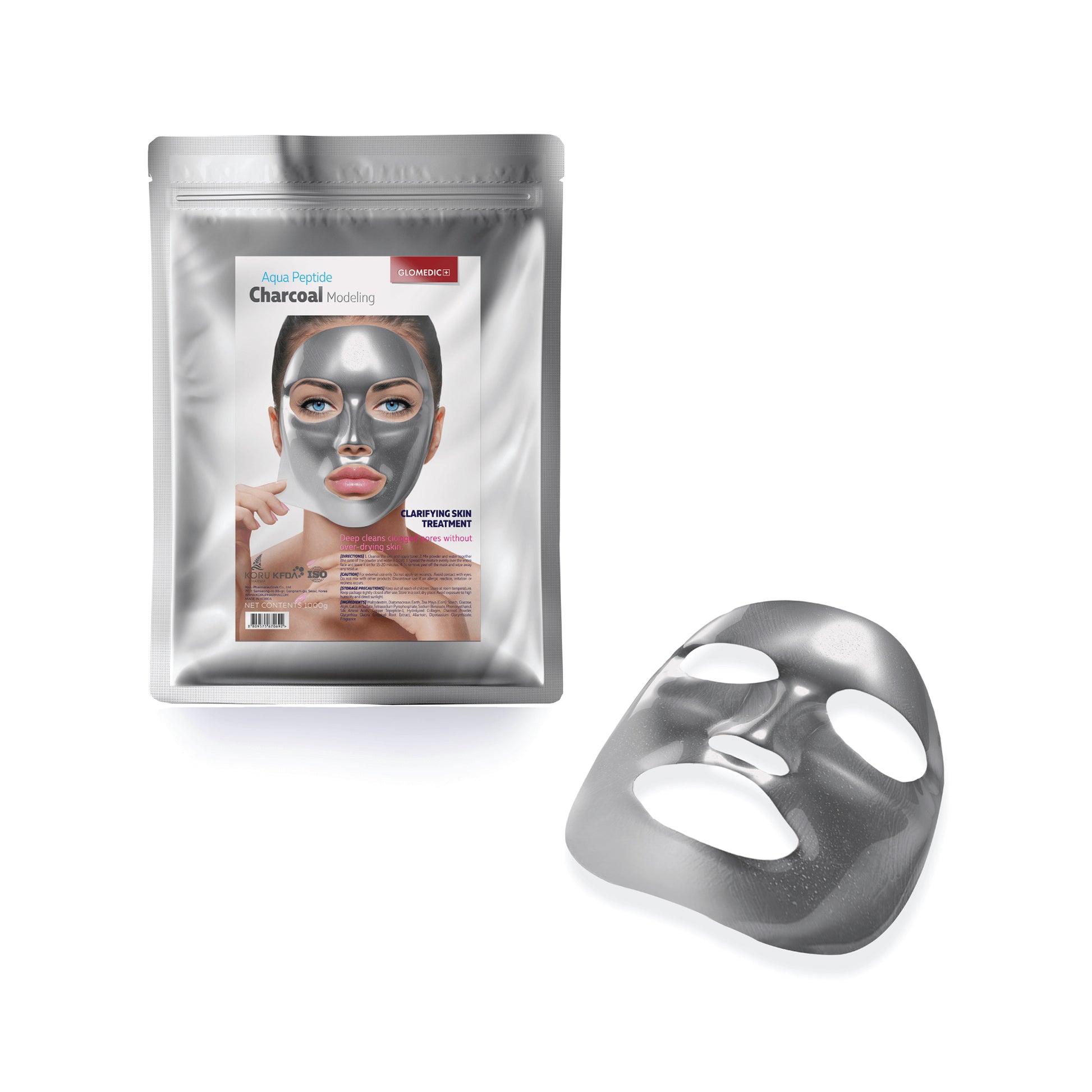 Glomedic Charcoal Alginate Mask - Filler Lux