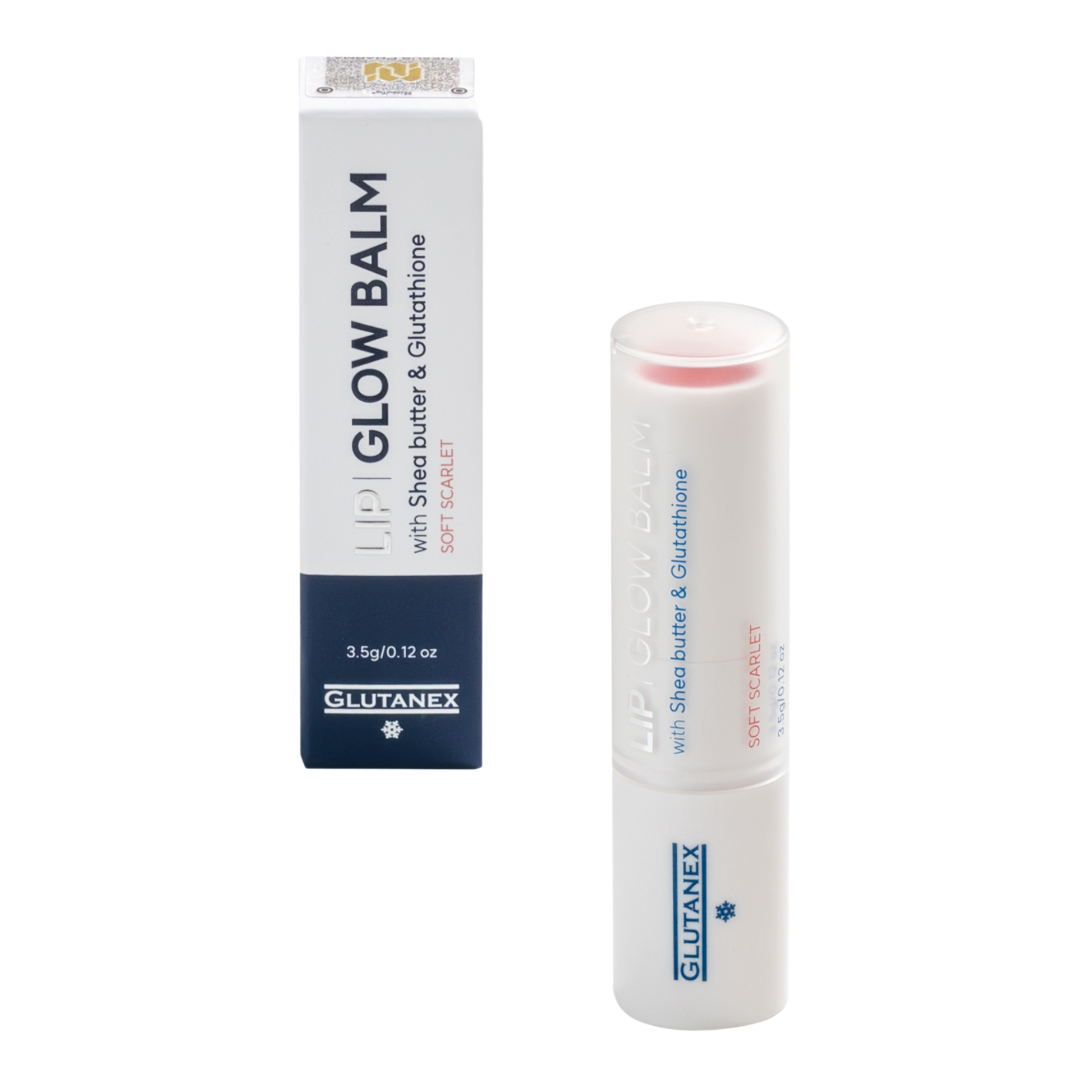 Glutanex Lip Glow Balm Soft Scarlet - Filler Lux