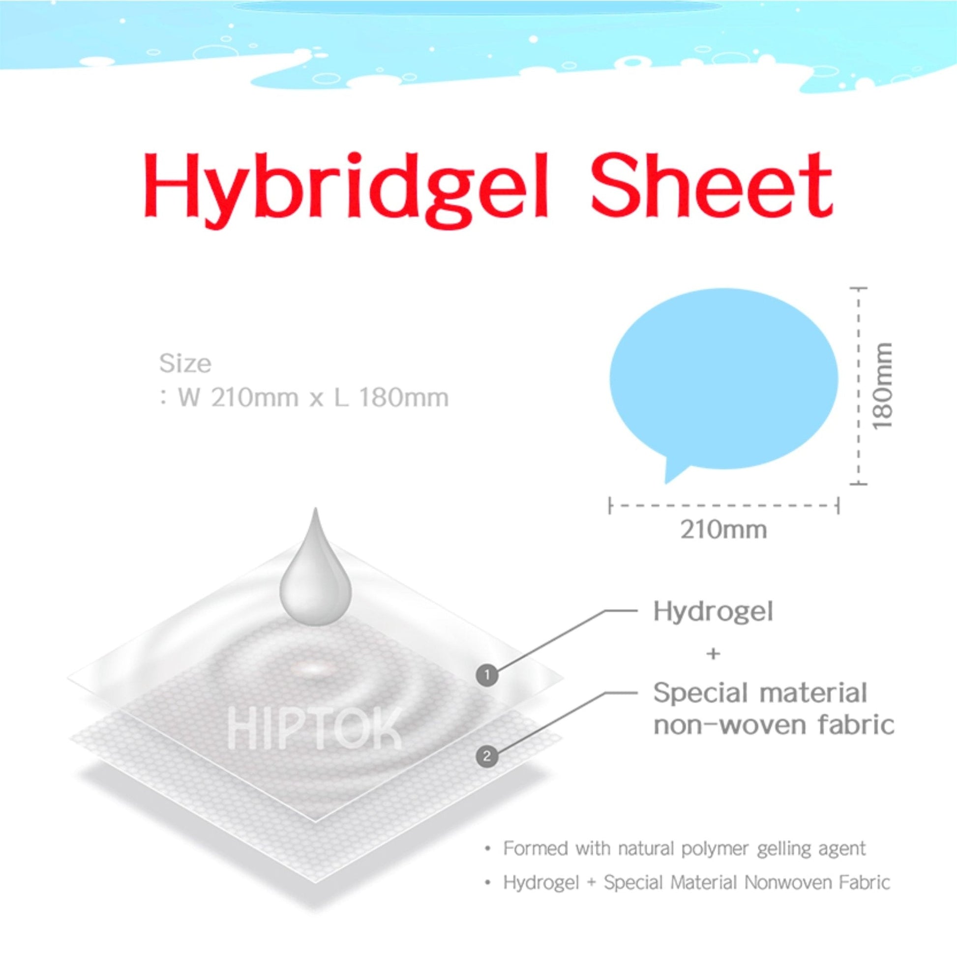 HipTok Hybridgel Butt Mask - Filler Lux