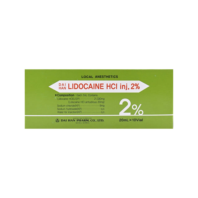 Lidocaine HCI 400mg 2% Solution Inj. - Filler Lux™ - Medical - Dai Han Pharm. Co., LTD.