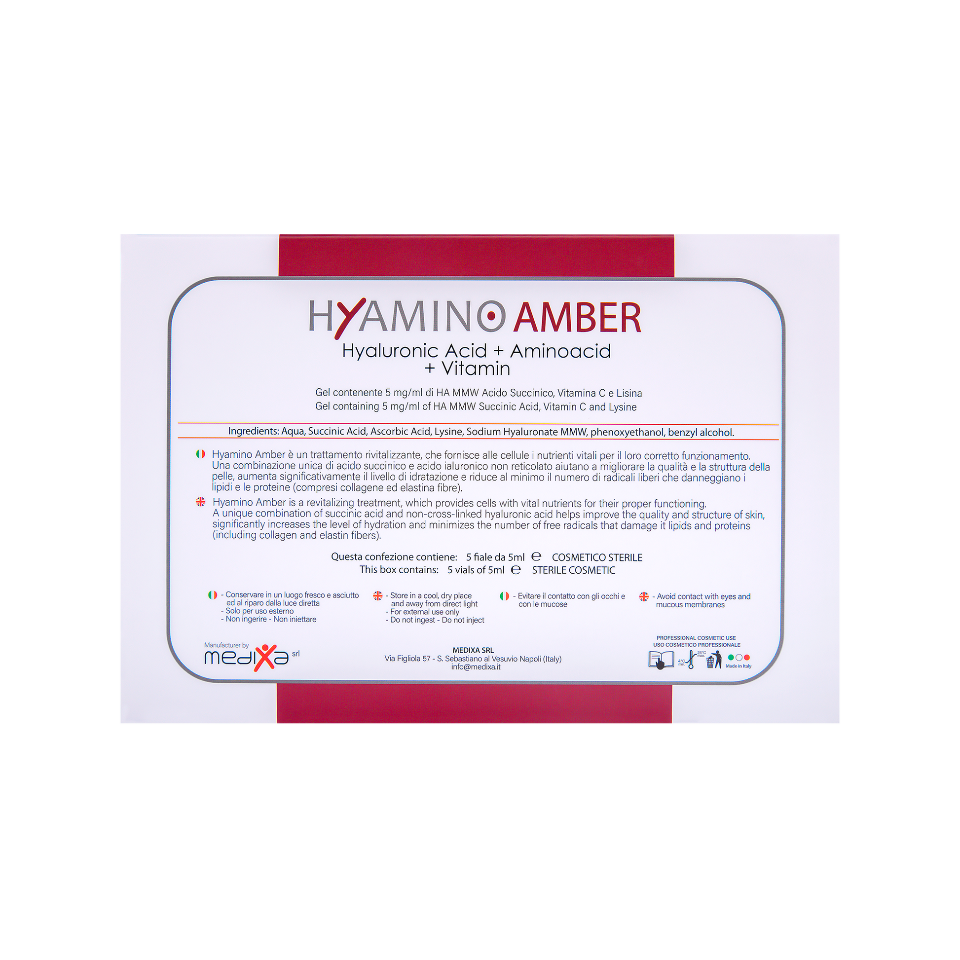 Medixa Hyamino Amber Vial Medixa