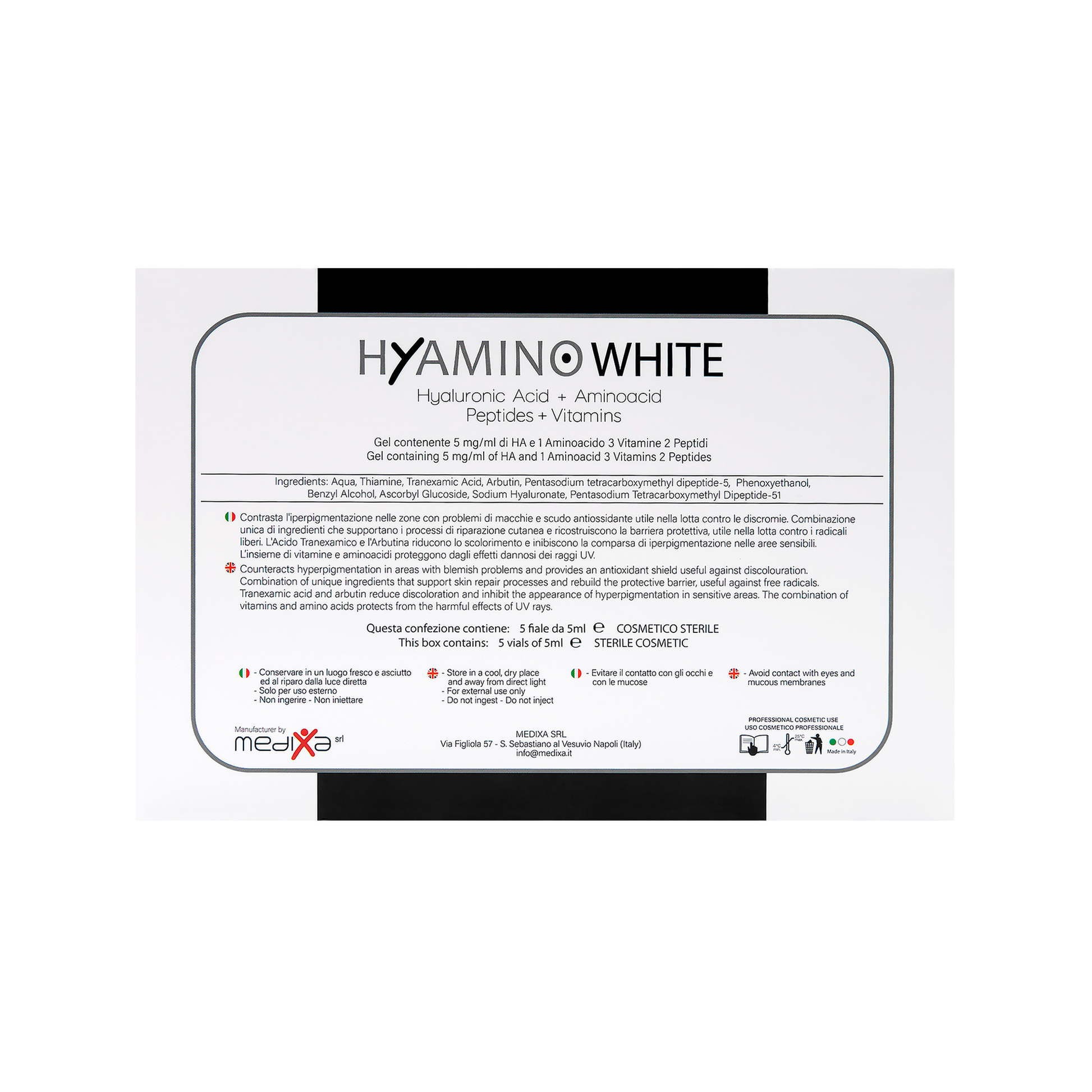 Medixa Hyamino White Vial 5mL Medixa
