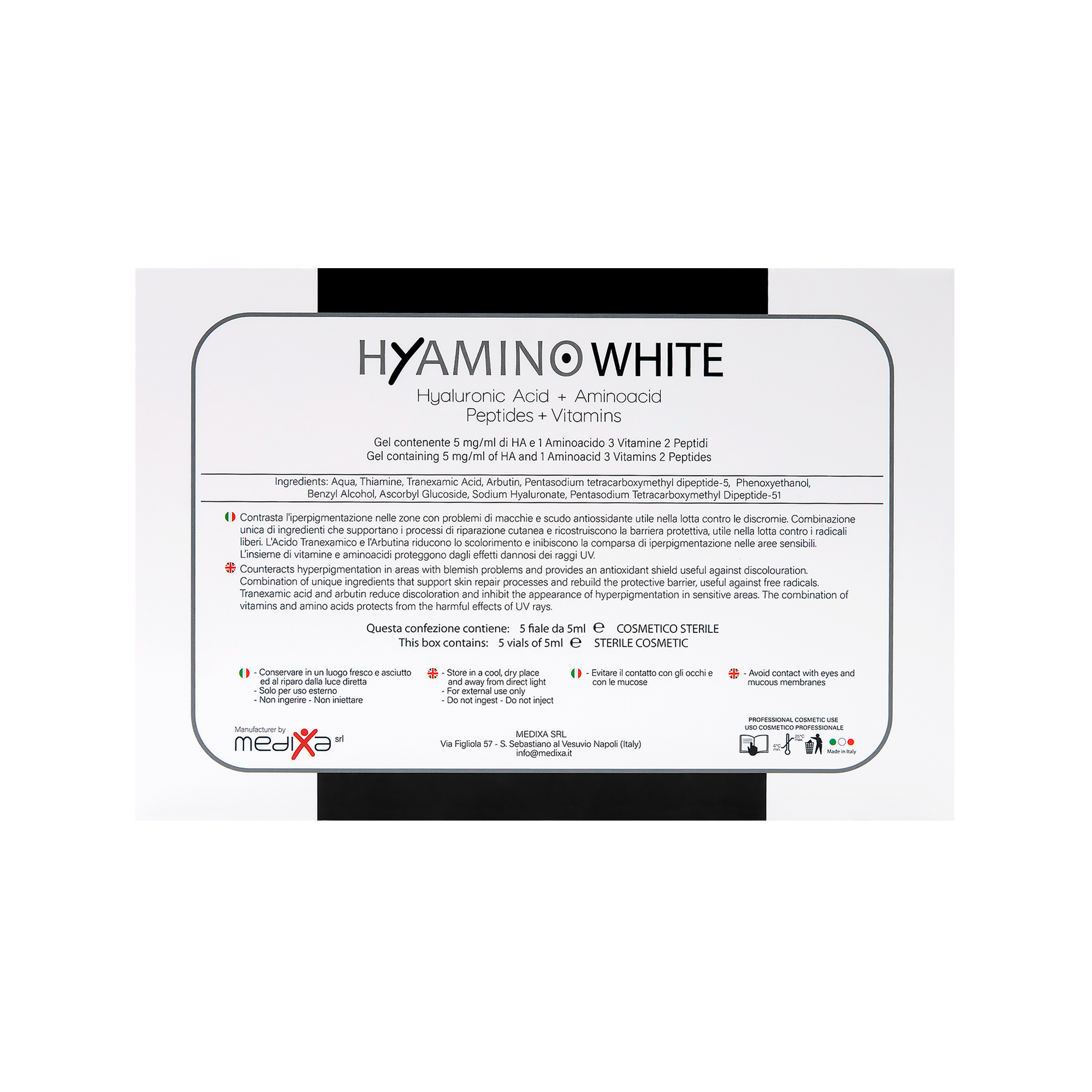 Medixa Hyamino White Vial 5mL Medixa