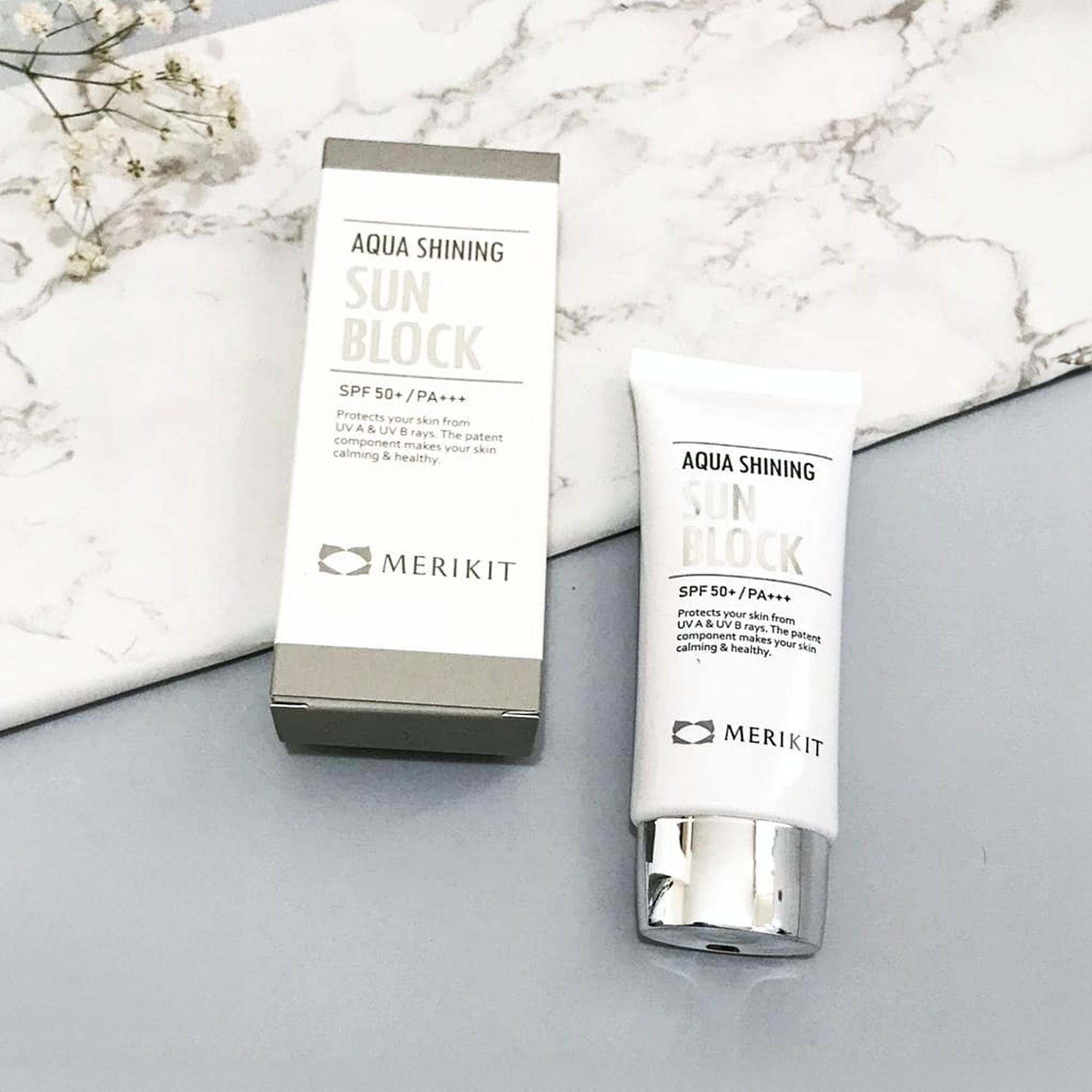 Merikit Aqua Shining Sunblock RONAS