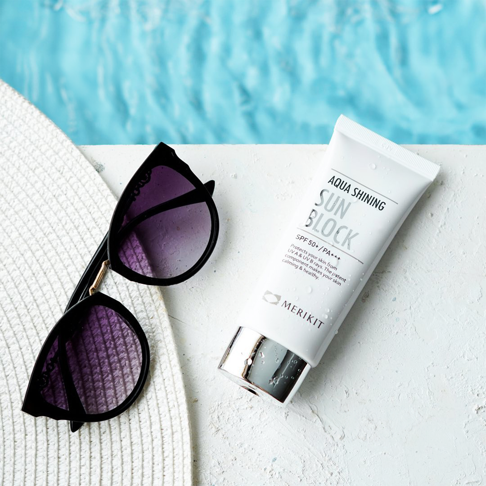 Merikit Aqua Shining Sunblock RONAS